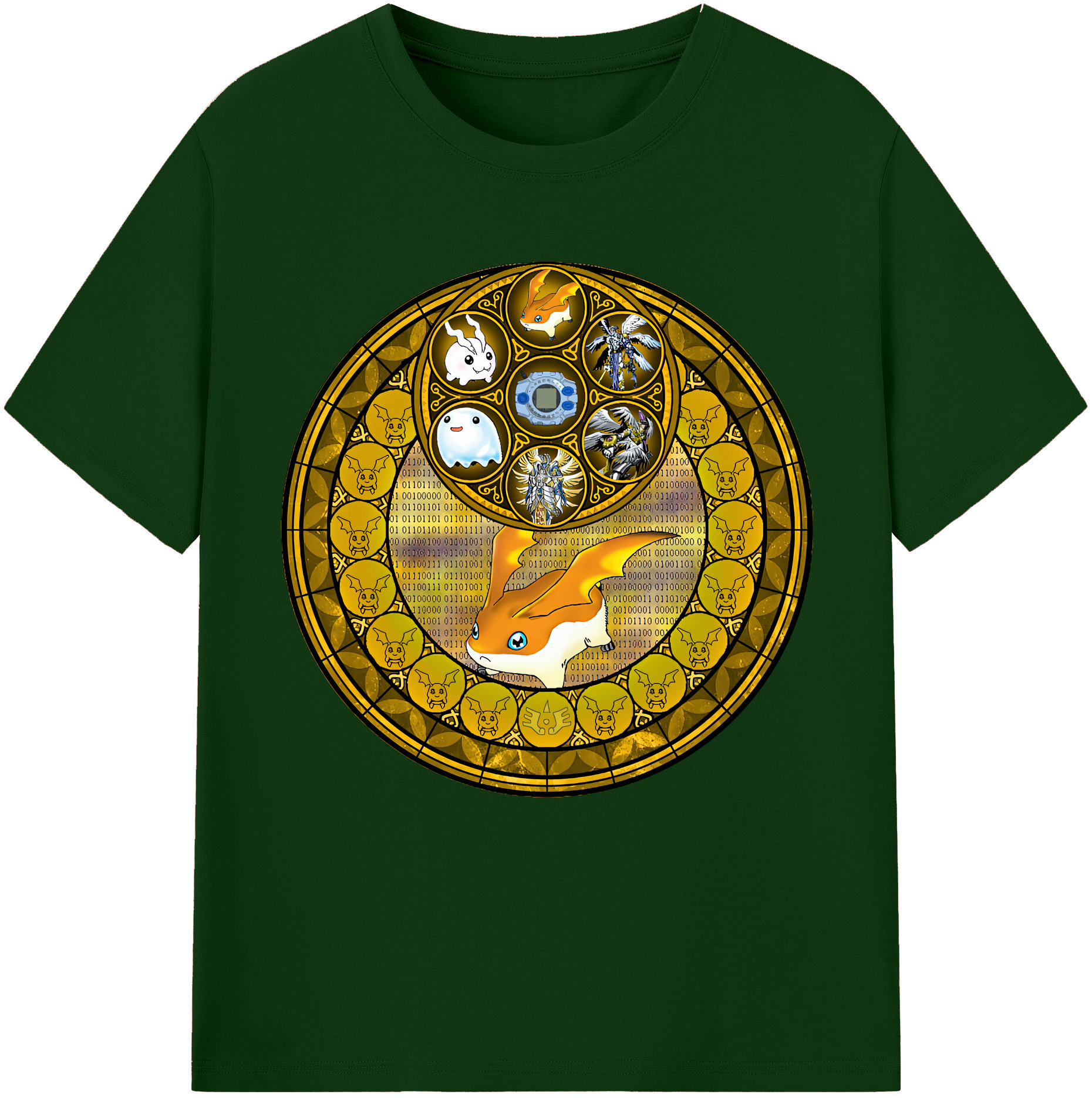 （画像用） Digimon デジタルモンスター/デジモン 綿100％半袖Tシャツ（フロントプリント）